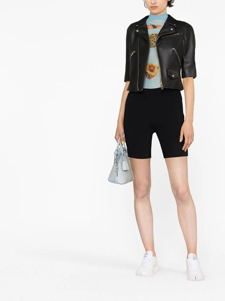 LOEWE Men's Mini Biker Crop Jacket