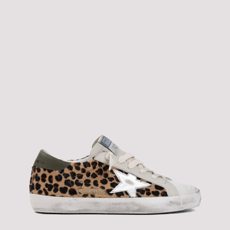 GOLDEN GOOSE Men's Classic Horsy Leather Sneakers