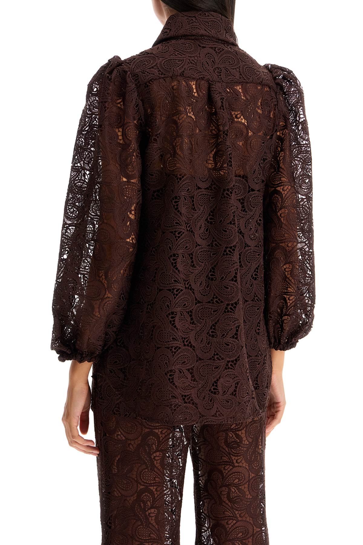 ZIMMERMANN Elegant Brown Blouse for Women - Fall/Winter 2024