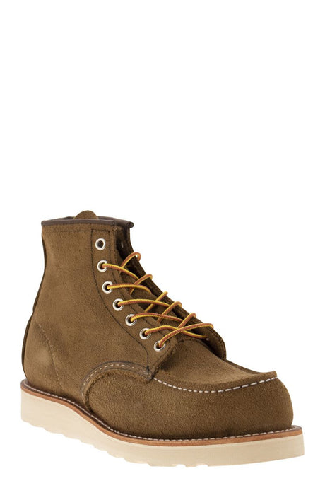 RED WING Classic Moc Toe 6" Suede Lace-Up Boot