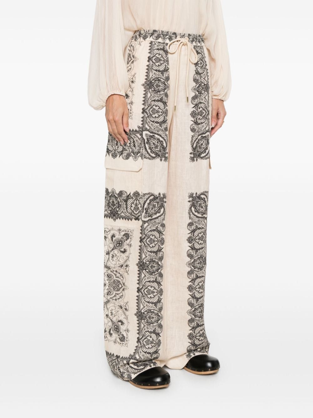 ZIMMERMANN Chic Linen Pants for Women - Perfect for FW24