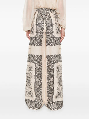 ZIMMERMANN Chic Linen Pants for Women - Perfect for FW24