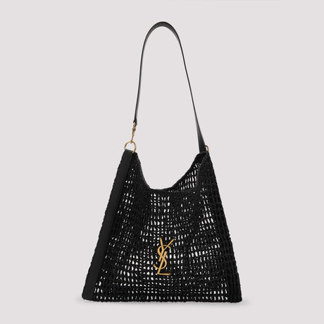 SAINT LAURENT Raffia Handbag 42cm x 33cm