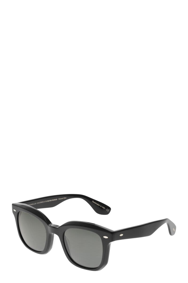 BRUNELLO CUCINELLI Stylish Vintage-inspired Nino Sunglasses with Polarised Lenses