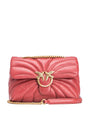 PINKO Quilted Leather Shoulder Handbag