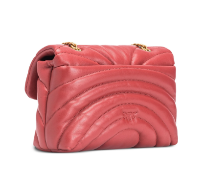 PINKO Quilted Leather Shoulder Handbag