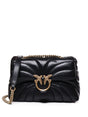 PINKO Quilted Leather Handbag with Signature Buckle