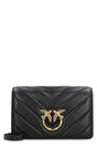 PINKO Quilted Leather Love Click Handbag - Black