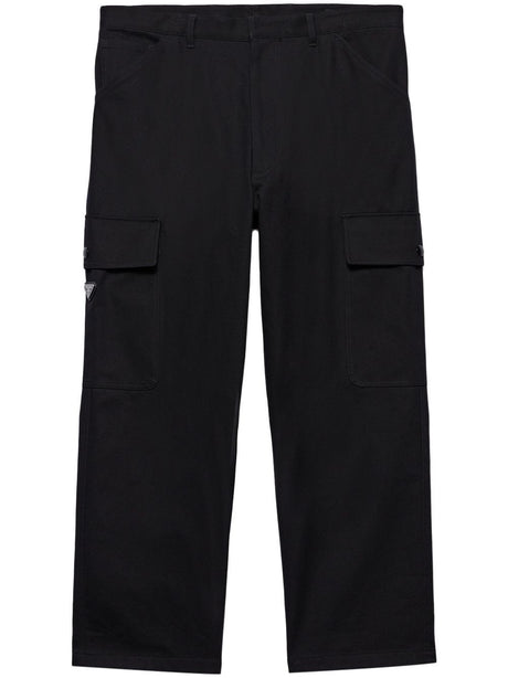 PRADA Utility Pockets Wide-Leg Pants