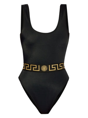 VERSACE Chic One Piece Swimsuit with Greek Border (Size 1)