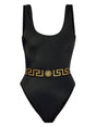 VERSACE Chic One Piece Swimsuit with Greek Border (Size 1)