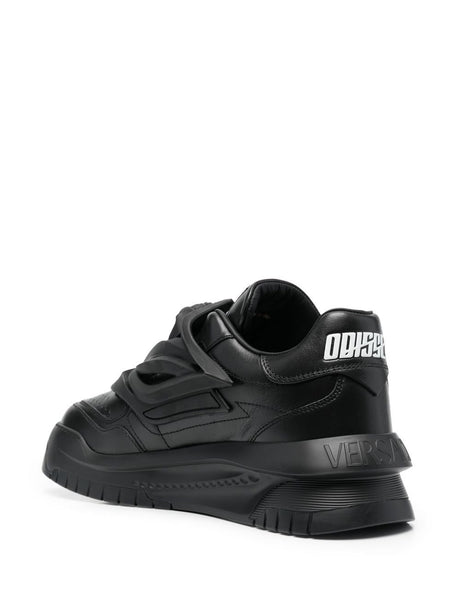 VERSACE Chunky-Sole Leather Sneakers for Men