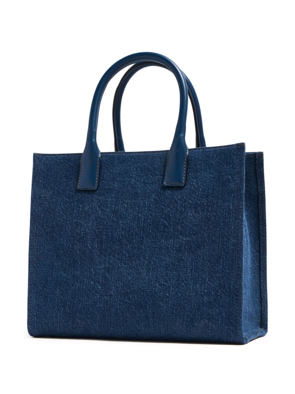 VERSACE The MEDUSA DENIM Tote Handbag - Navy Blue with Gold Hardware