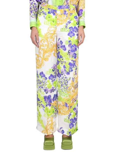 VERSACE Chic Baroque Print Pants for Women