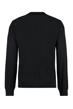 VERSACE Luxurious Men's Silk and Cotton Blend Sweater for FW23