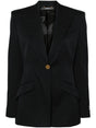 VERSACE Stretch Wool Fabric Jacket for Women