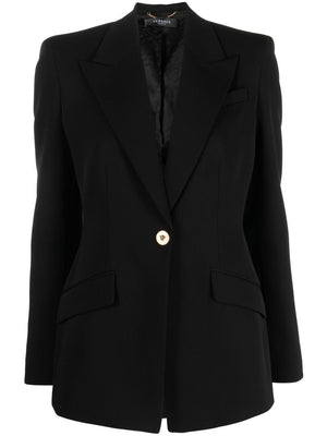 VERSACE Sophisticated SS23 Women's Wool Jacket in Versatile 1B000