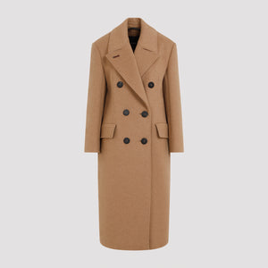 MAX MARA Elegant Double Breasted Peacoat