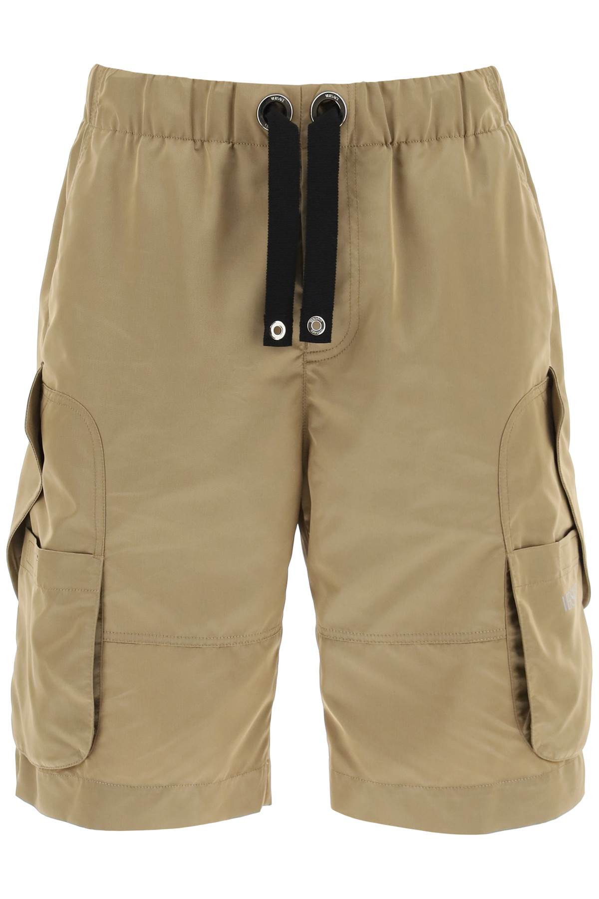 VERSACE Oversized Nylon Cargo Shorts for Men in Beige for SS23