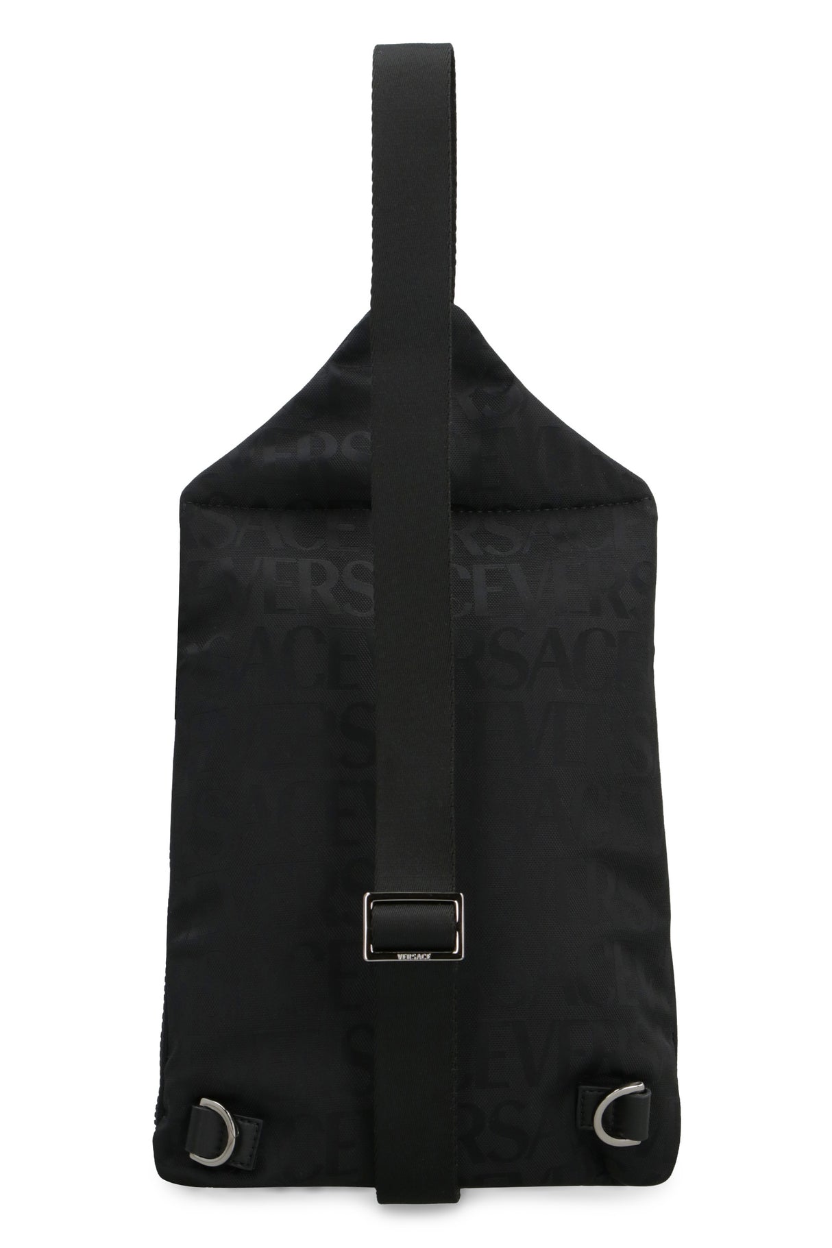 VERSACE Men's Technical Fabric Backpack with Logo