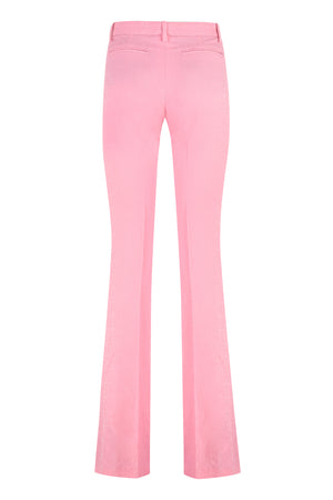 VERSACE Flared Wool Trousers for Women - Fall 2024