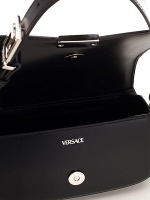 VERSACE Mini Shoulder Handbag with Greek Detail