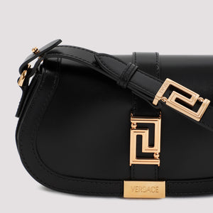 VERSACE Mini Shoulder Handbag with Greek Detail