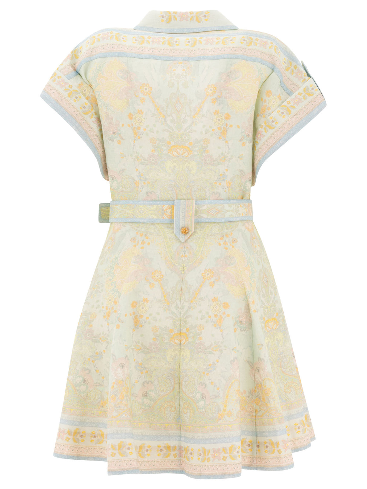 ZIMMERMANN Chic Mini Dress with Short Sleeves