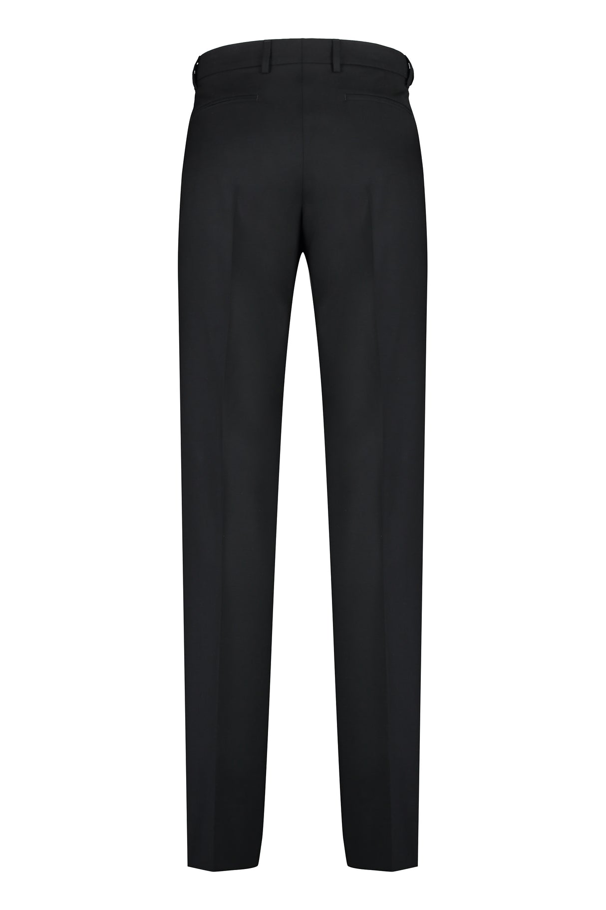 VERSACE Black Wool Trousers for Men - FW23 Collection