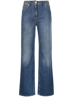 VERSACE Stone Wash Denim Pants for Women