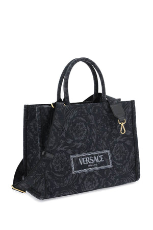 VERSACE Mini Baroque Tote Handbag