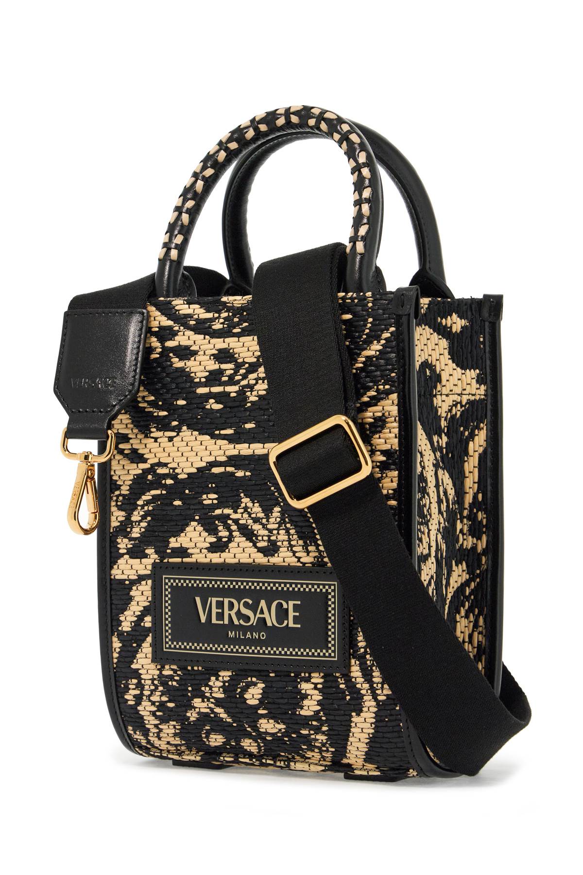 VERSACE Mini Athena Baroque Tote Handbag