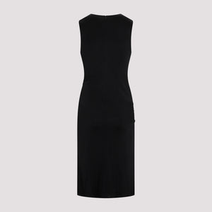 VERSACE Women's Black Viscose Dress for FW23