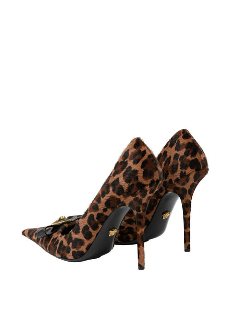 VERSACE Leather Women's Pumps - Chic Fall Essential