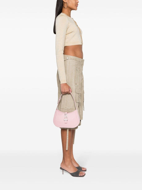 VERSACE Spring 2024 Engrose Mini Hobo Shoulder Bag for Women