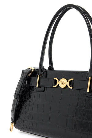 VERSACE Medusa '95 Mini Croc-Effect Tote