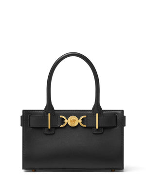 VERSACE Mini Elegant Leather Tote Handbag