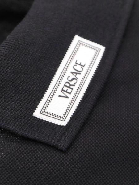 VERSACE Men's Polo Shirt with Signature Writing