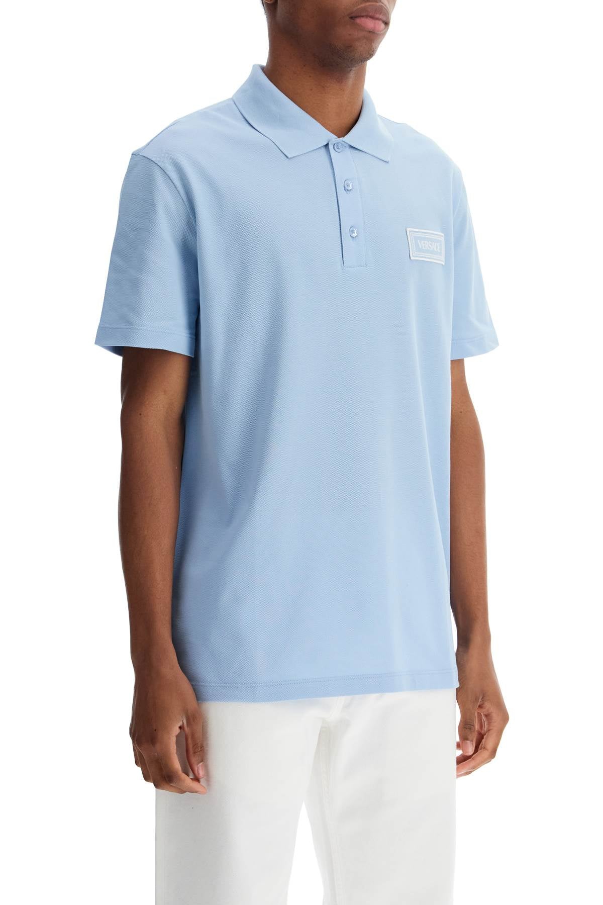 VERSACE Classic Short-Sleeved Polo Shirt for Men