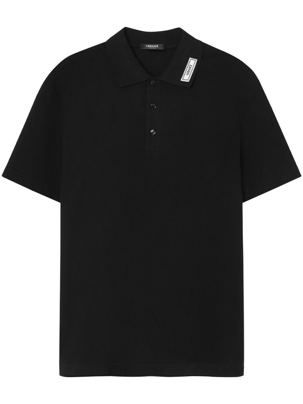 VERSACE Classic Logo Piquet Polo Shirt