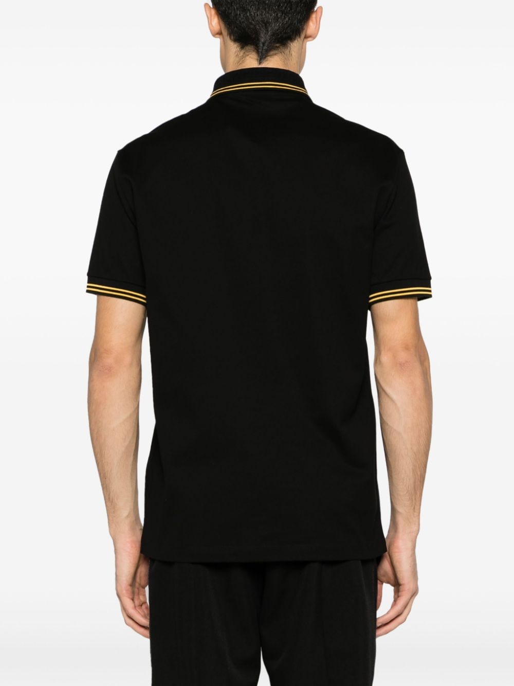 VERSACE Signature Greek Detail Polo Shirt