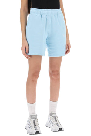 VERSACE 1978 Re-Edition Logo Sweatshorts in Light Blue for Women