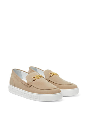 VERSACE Classic Suede Loafers for Men