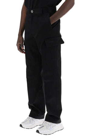 VERSACE Cargo Pants in Cotton Gabardine for Men