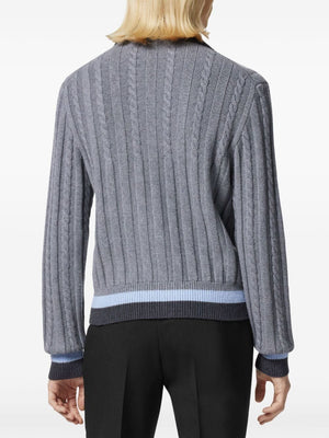 VERSACE Vintage Cable Knit Sweater for Men