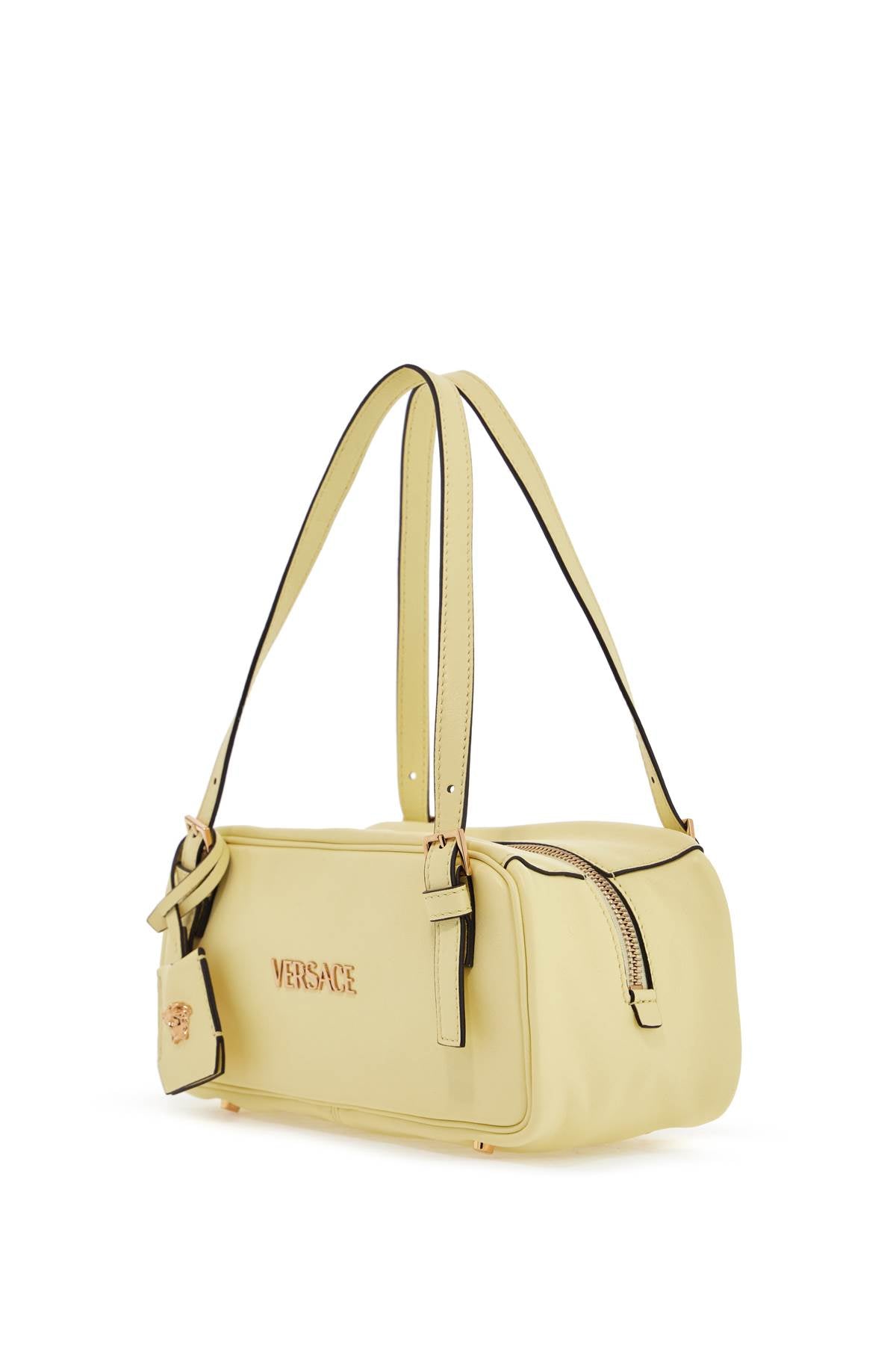 VERSACE Nappa Leather Iconic Bowling Handbag