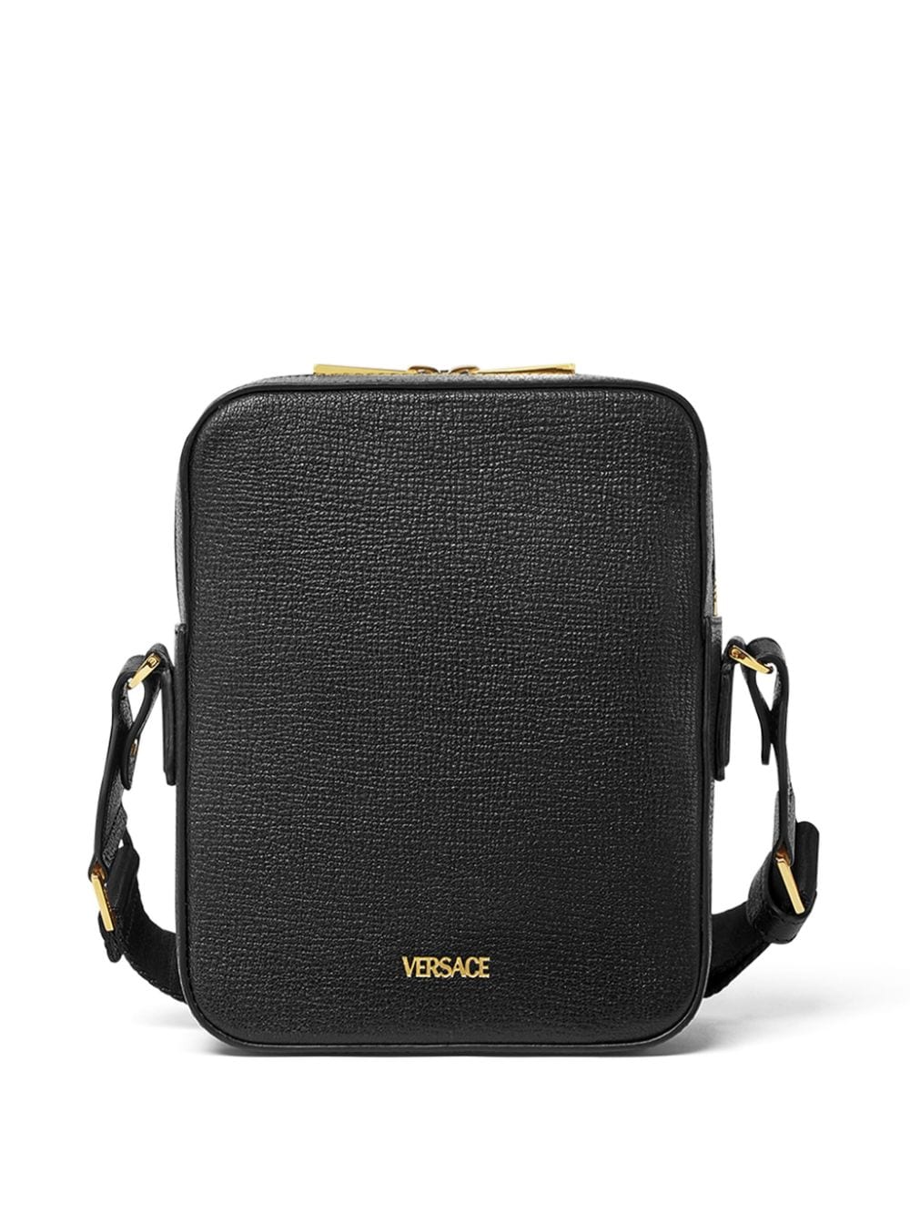 VERSACE Medusa Biggie Leather Crossbody Bag