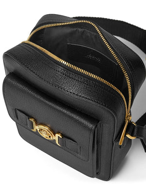 VERSACE Medusa Biggie Leather Crossbody Bag