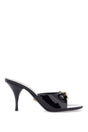 VERSACE Elegant Patent Leather Bow Flats