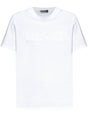 VERSACE Fringed Logo T-Shirt for Women - SS25 Collection